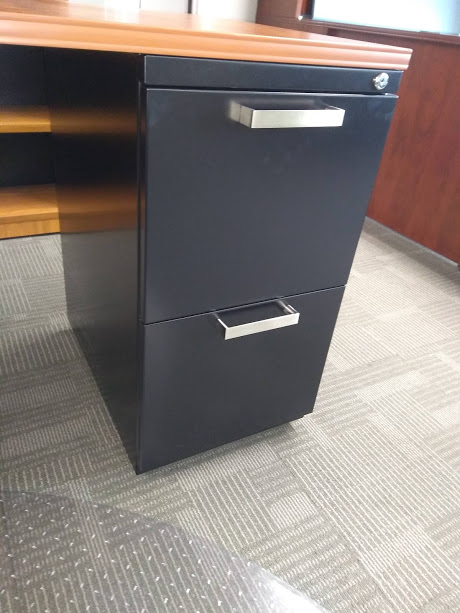 AIS S-PEDFFJ24BK 2-DRAWER PEDESTAL FILE - BLK