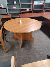 IOF RX48 48" ROUND TABLE - CAP CHERRY