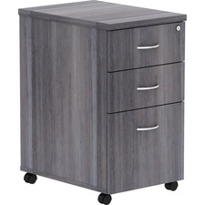 LLR 69560 3-DRAWER MOBILE FILE - WEATHERED CHARCOAL
