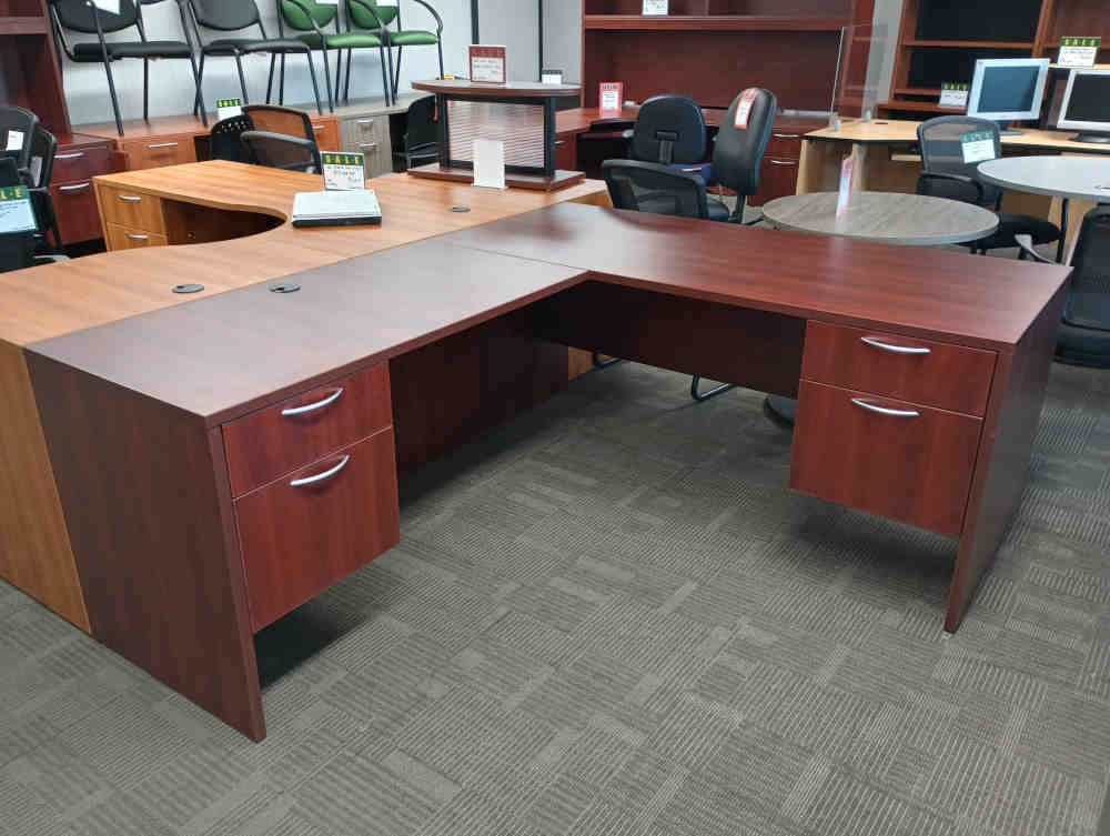 IOF SP6678L WORKSTATION - SHIRAZ CHERRY