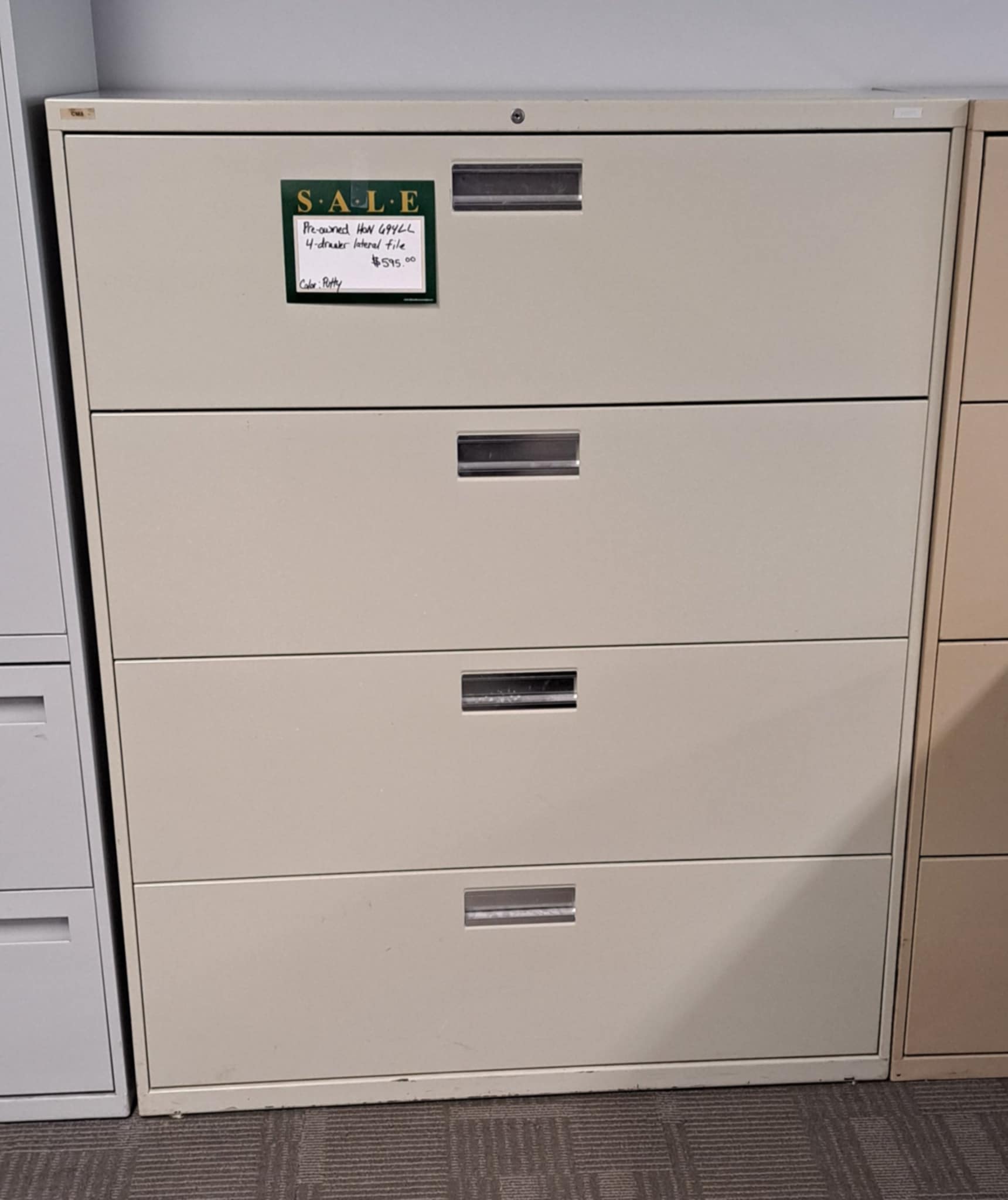 PRE-OWNED HON 694LL 4-DRAWER LATERAL FILE