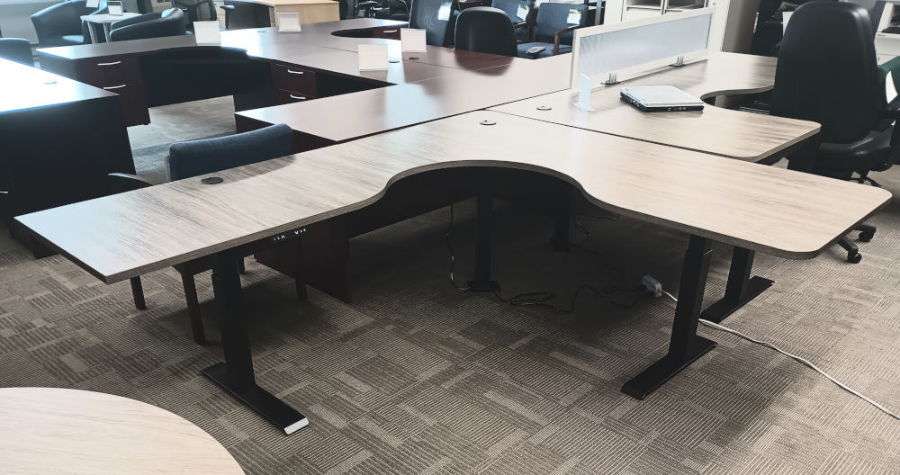84X72 IOF ELECTRIC HEIGHT WAVE DESK SOUTHWEST